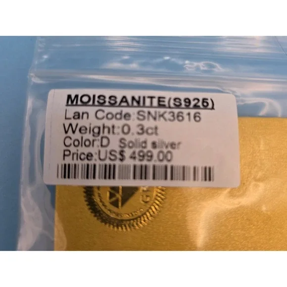 .3 Ct Moissanite Dragonfly Necklace In‎ 925 Sterling Silver17in Chain #0219